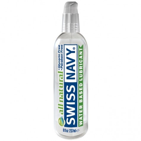 Гипоаллергенный лубрикант Swiss Navy All Natural Water Base Lubricant - 237 мл.